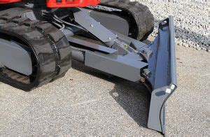 mini digger attachments for sale|aftermarket angle blade mini excavator.